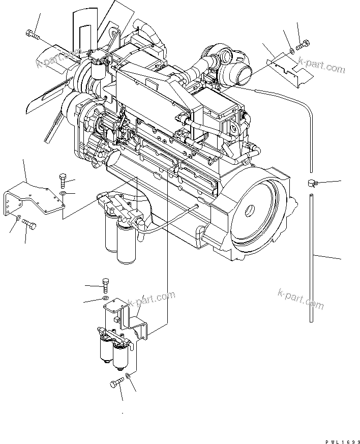 Tavola ricambi: Sezione catalogo — PC600-6 S/N 10001-UP (Versione internazionale)