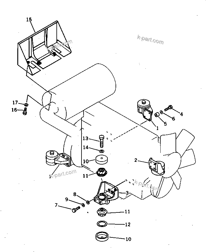 Tavola ricambi: Sezione catalogo — PF3W-1 S/N 3501-UP