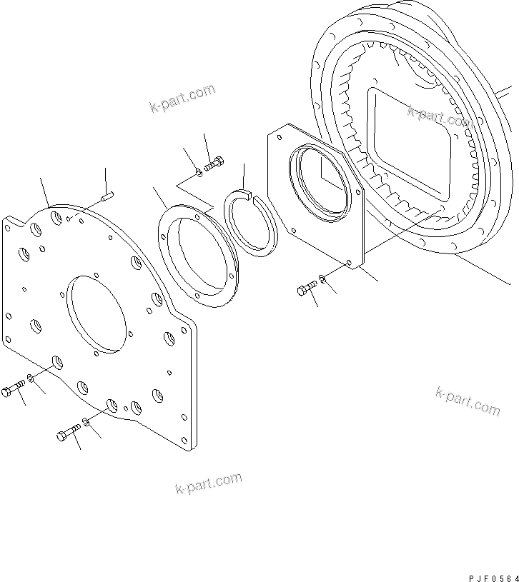 Tavola ricambi: Sezione catalogo — RFE156-1 S/N 1001-UP