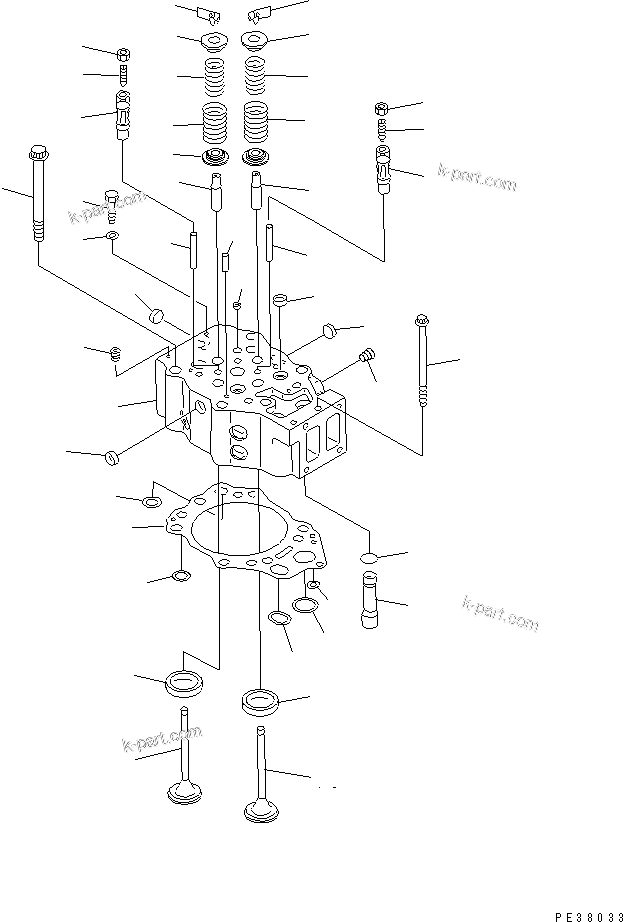 Tavola ricambi: Sezione catalogo — S6D140-1W S/N 17626-UP