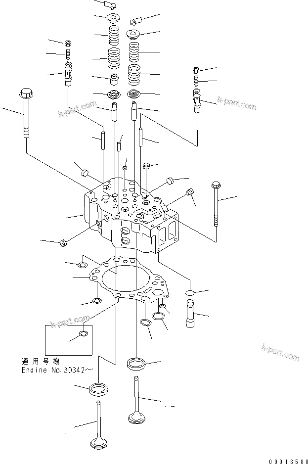 Tavola ricambi: Sezione catalogo — S6D140-1Z-F S/N 10001-UP