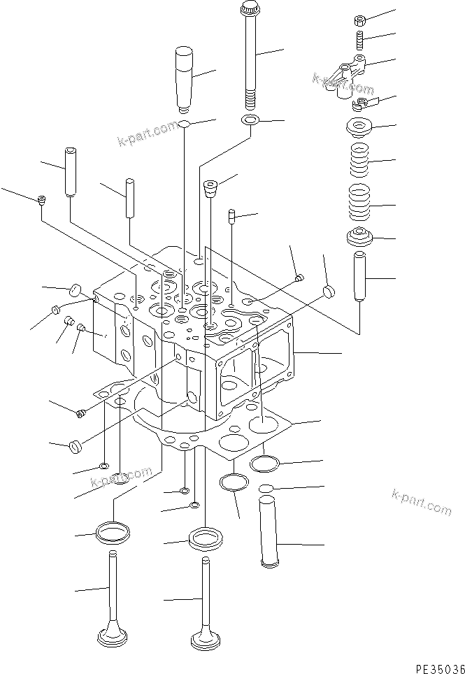 Tavola ricambi: Sezione catalogo — SA12V170-1D-E S/N 10024-UP