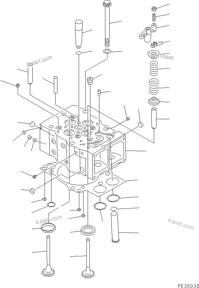 Tavola ricambi: Sezione catalogo — SA12V170-1D-EA S/N 10001-UP