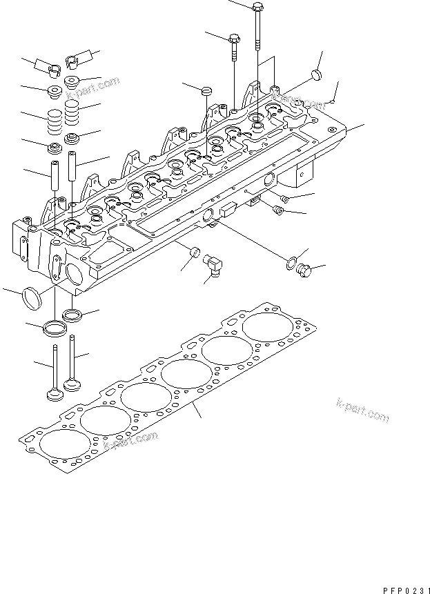 Tavola ricambi: Sezione catalogo — SA6D114-1AA S/N 21271827-UP