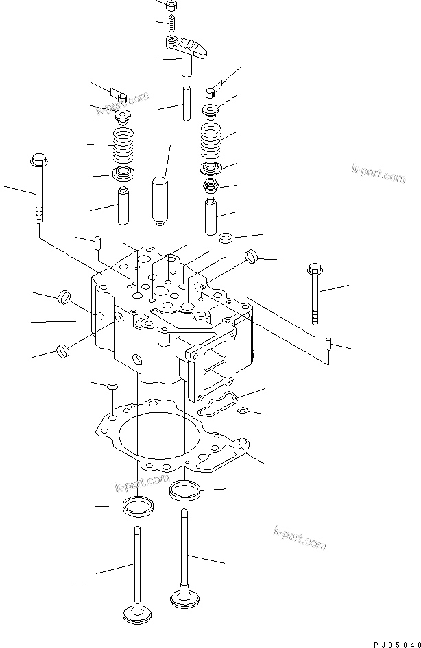 Tavola ricambi: Sezione catalogo — SA6D125-1Q S/N 28389-UP