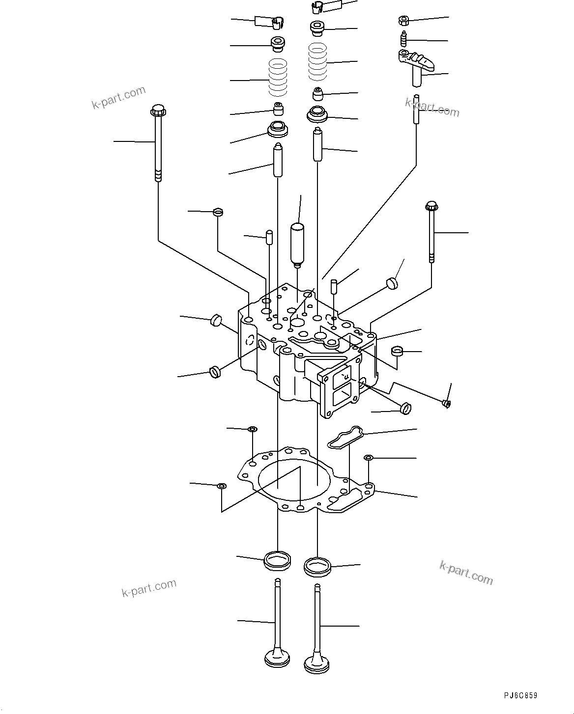 Tavola ricambi: Sezione catalogo — SA6D125E-3D S/N 324065-UP (For D85MS-15)