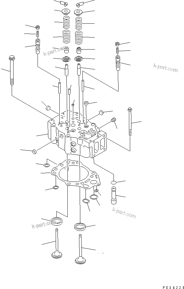Tavola ricambi: Sezione catalogo — SA6D132-1MM S/N 10001-UP