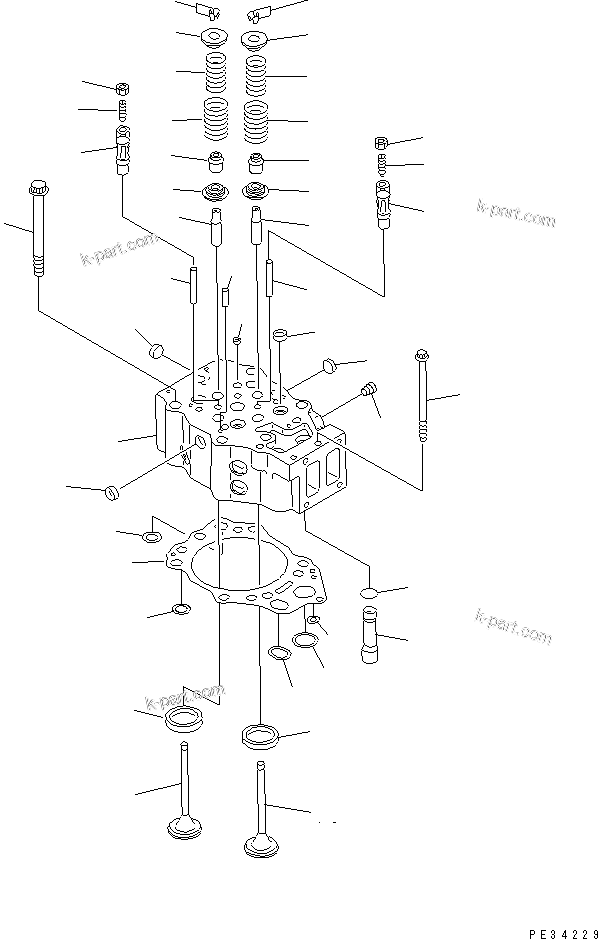 Tavola ricambi: Sezione catalogo — SA6D140-1LL S/N 10001-UP