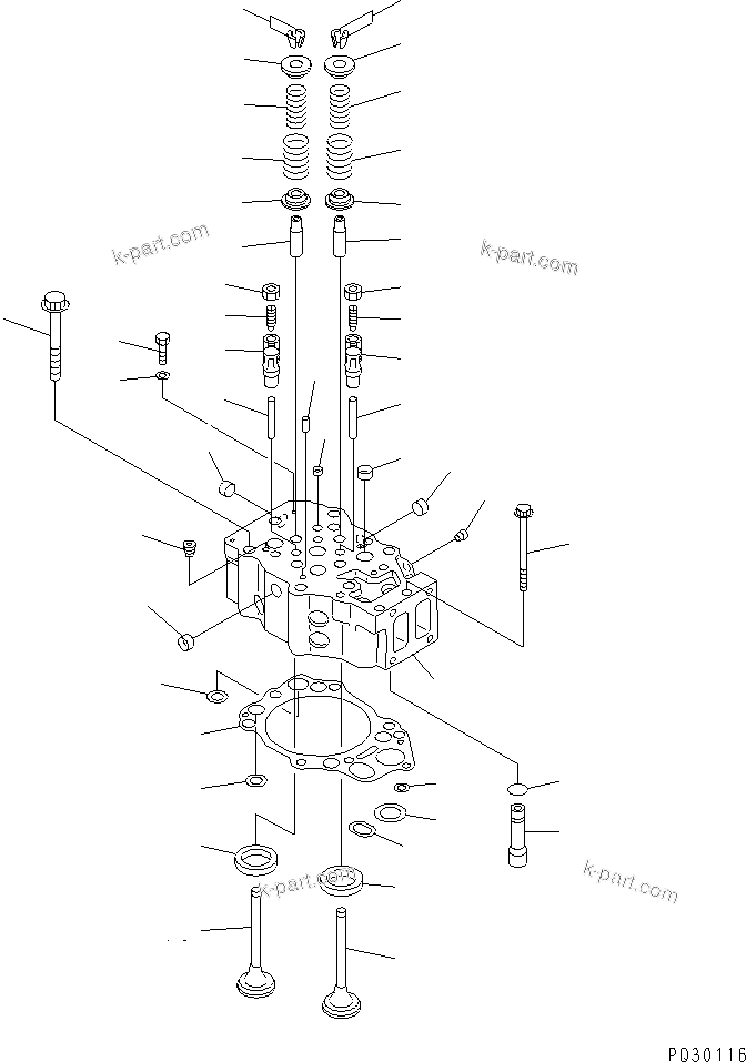 Tavola ricambi: Sezione catalogo — SA6D140-1P S/N 17739-UP