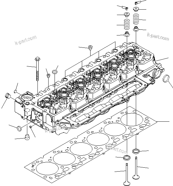 Tavola ricambi: Sezione catalogo — SAA6D107E-1C-WK S/N 21686905-UP
