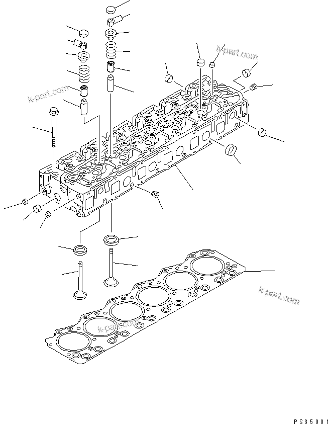 Tavola ricambi: Sezione catalogo — SAA6D108E-2C-N8 S/N 19030-UP