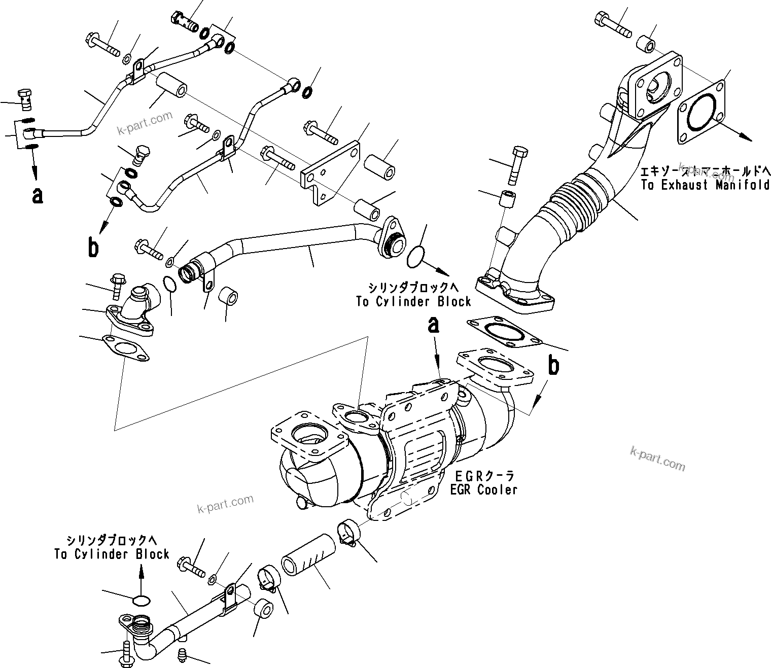 Tavola ricambi: Sezione catalogo — SAA6D125E-5A S/N 560004-UP ( Standard Machine )
