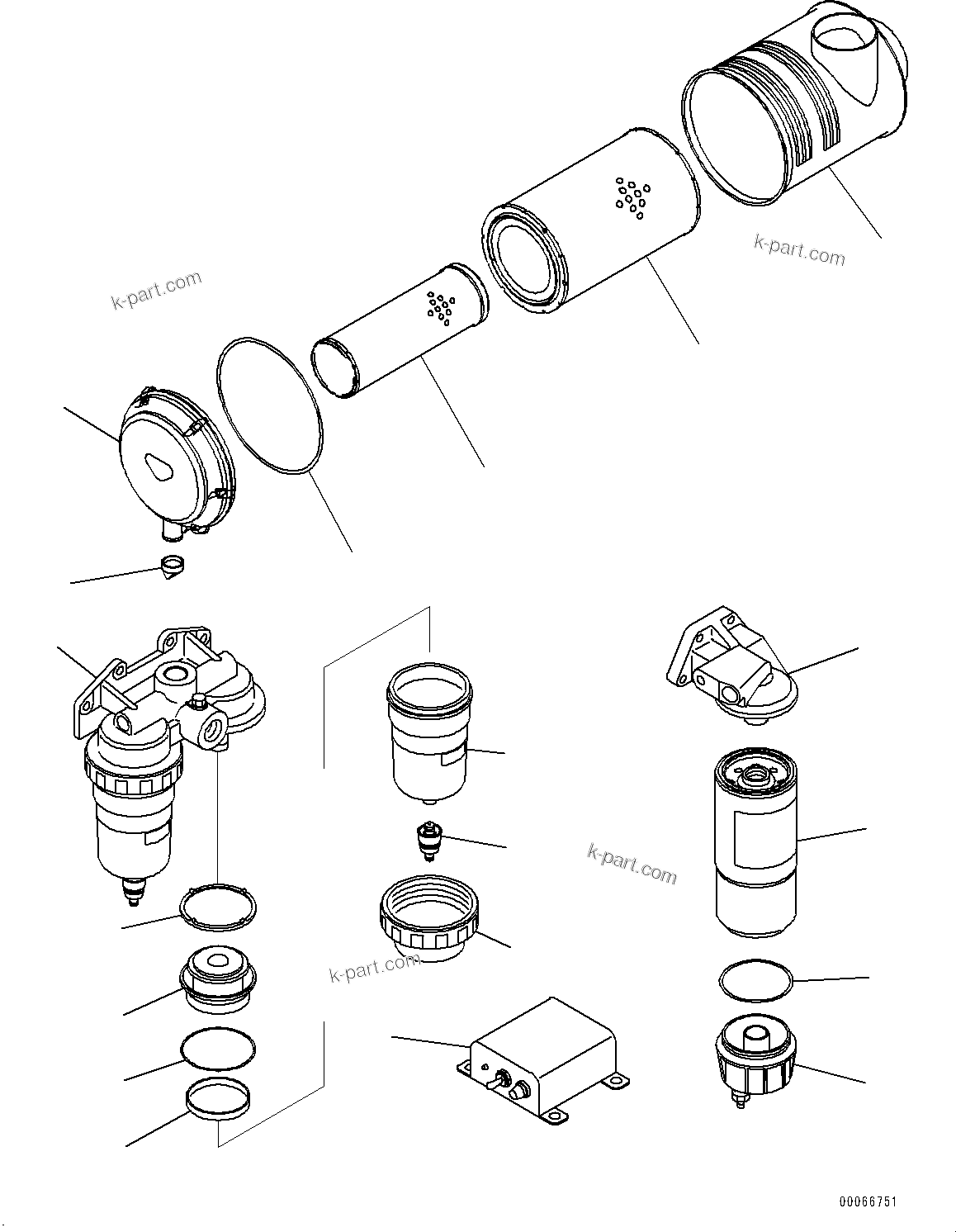 Tavola ricambi: Sezione catalogo — SAA6D140E-5DR S/N 630332-UP (For HD325-7R/HD405-7R)