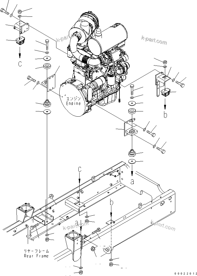 Tavola ricambi: Sezione catalogo — WA100-5 S/N 70001-UP