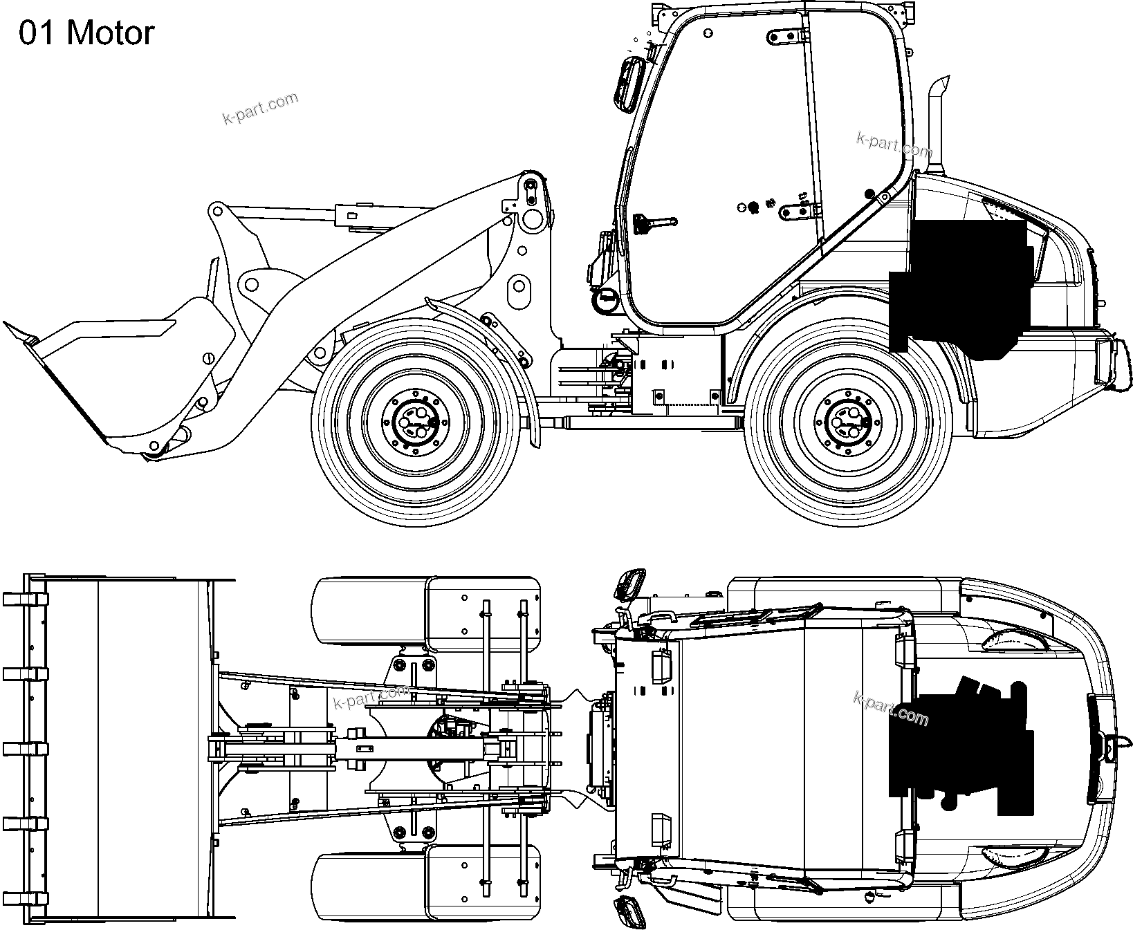 Tavola ricambi: Sezione catalogo — WA100M-5 20 km/h S/N H50051-H50352 / H50360-H50366 / H50369-H50374 / H50376-H50377 / H50379-H50381 / H50383-Up