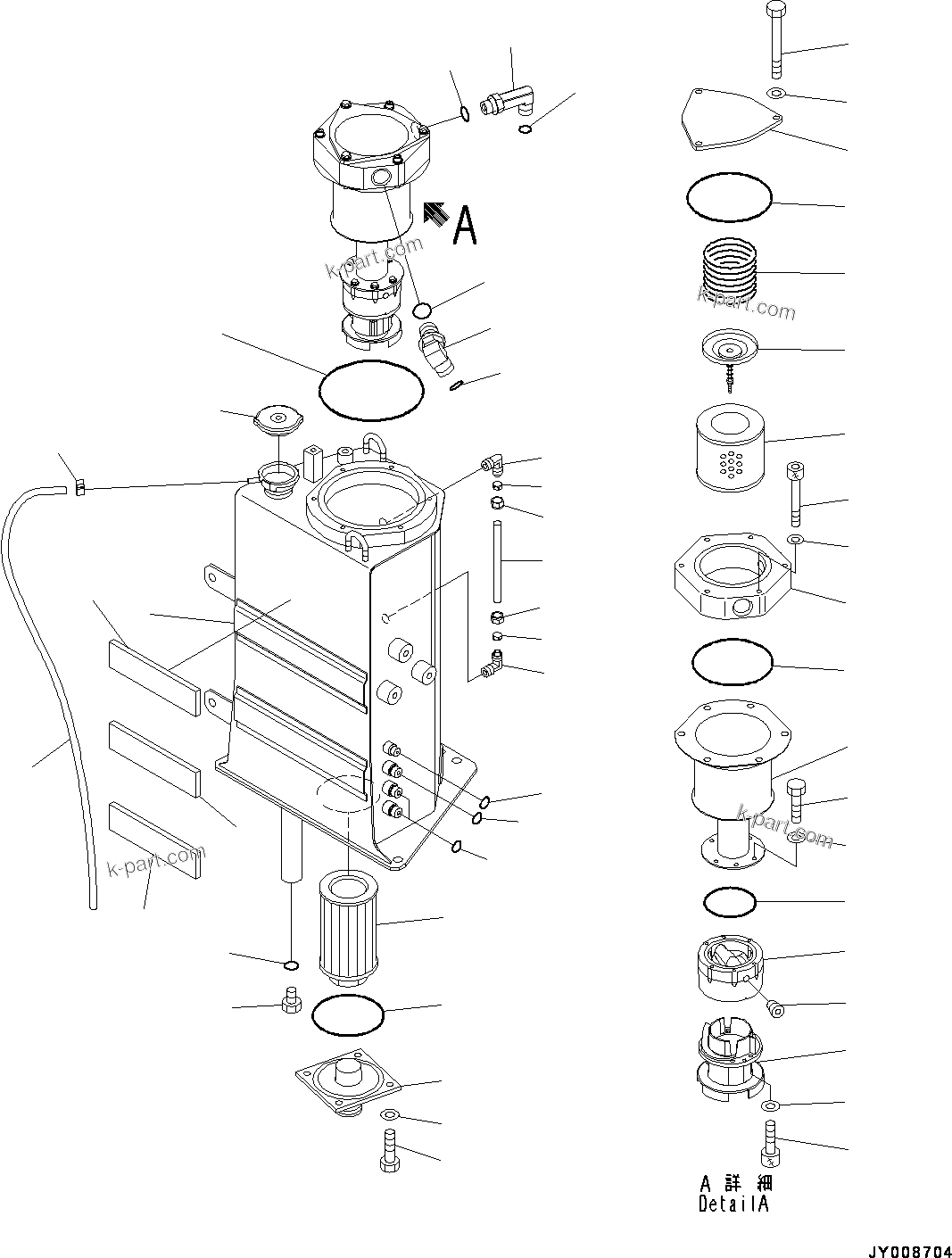 PC45MR-3 S/N 5001-UP (North America Spec.) — Hydraulic Tank, Tank (#5001-5344)