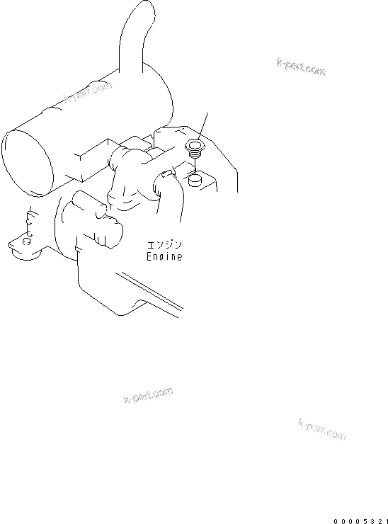 Схема: Раздел каталога — PW130ES-6K серийный № K30545 и выше