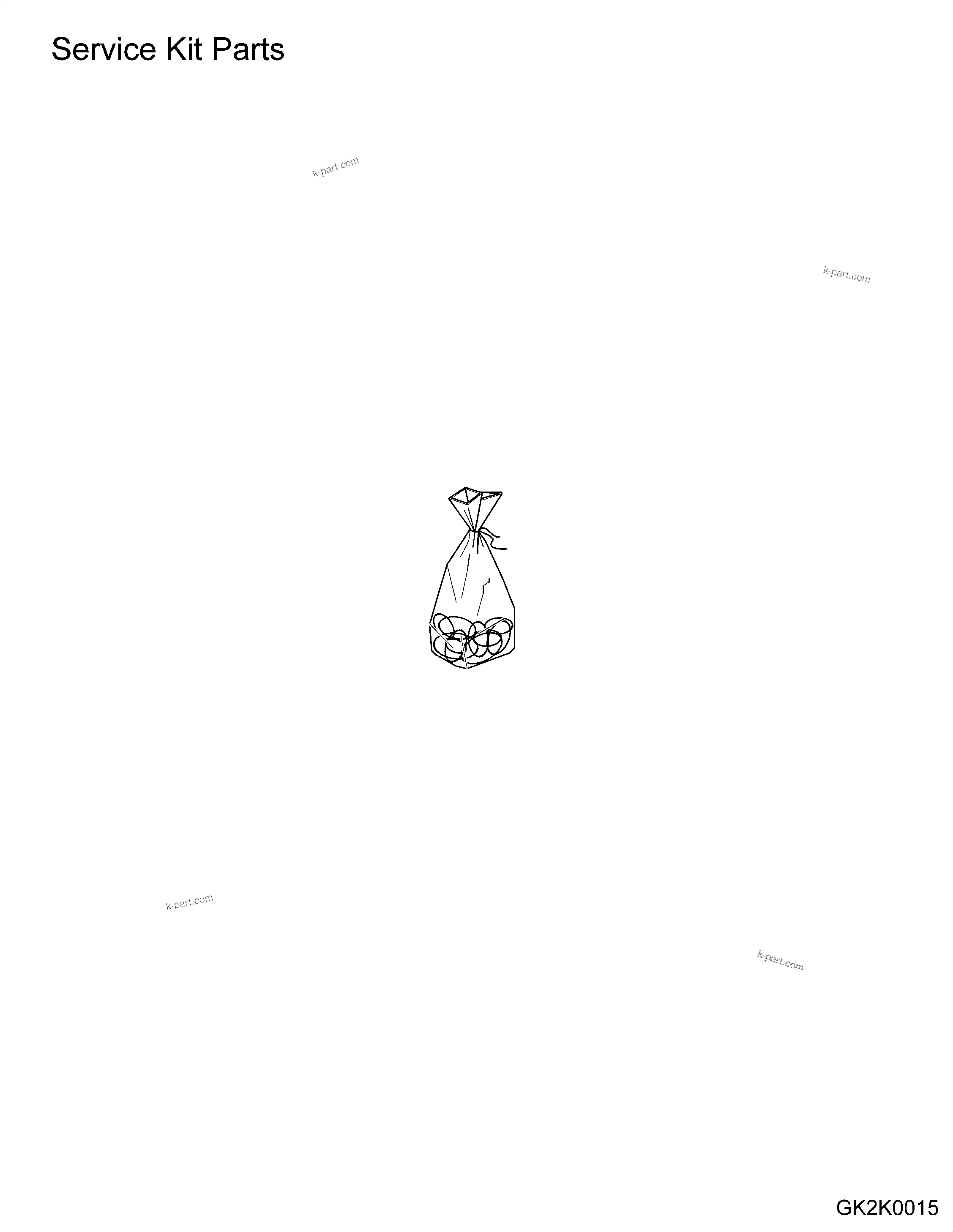 Komatsu parts book diagram for SAA6D107E-1E S/N 21711506-UP (For PC290LC/NLC-8): REPAIR SERVICE PARTS