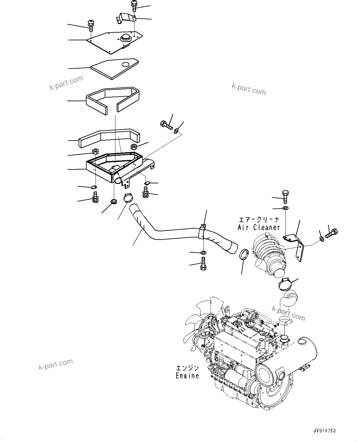 Komatsu parts book diagram for PC55MR-3 S/N 15001-UP: ґ ? ? ёШ ?Е, (јЭёЮЩ ґЪТЭД АІМЯ, “ъ–{, ‰ўЏBЋD—L —P)(#15427-16000)