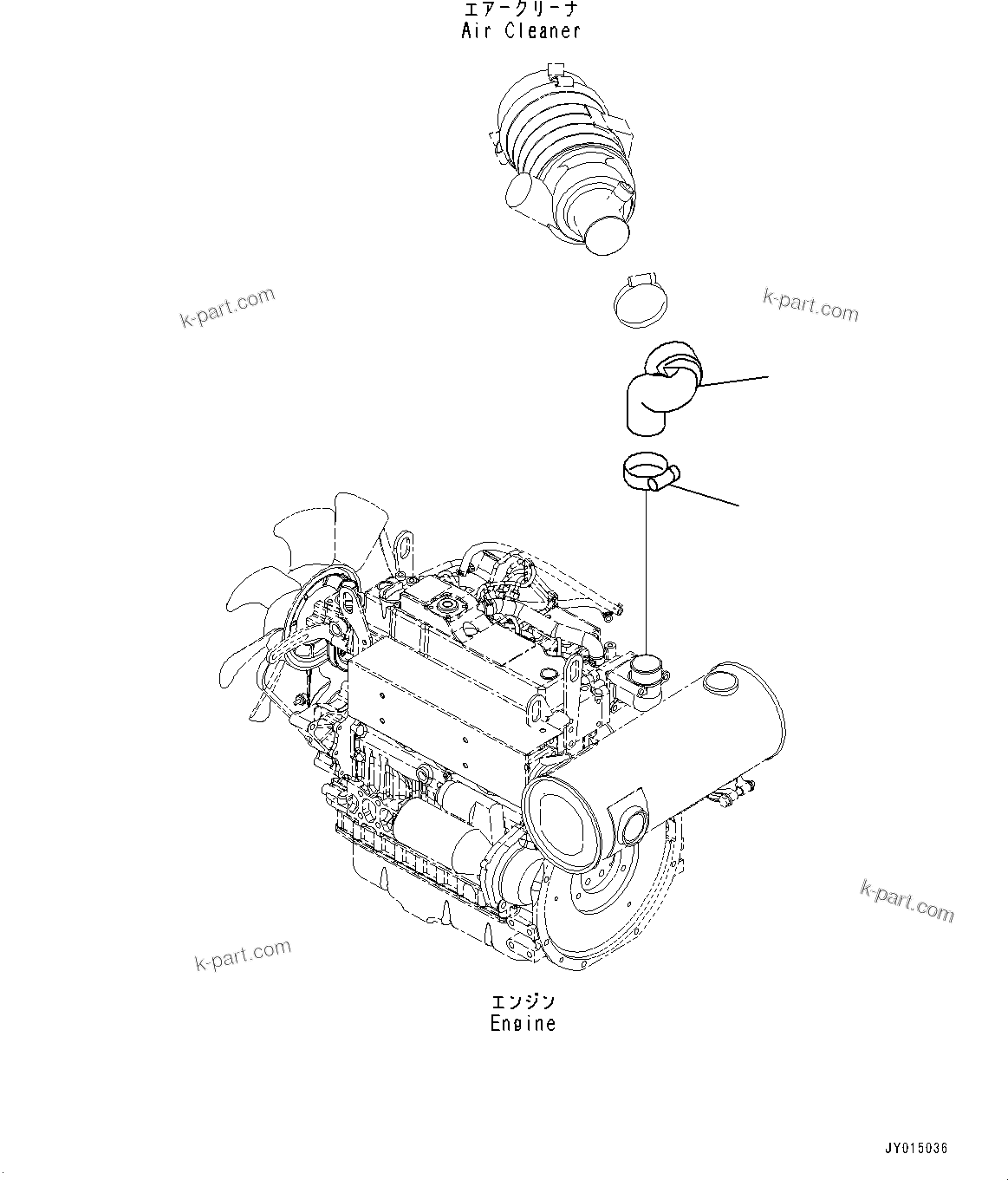 Komatsu parts book diagram for PC55MR-3 S/N 15001-UP: ґЭјЮЭ ХЖЇД, ґ ? ? ёШ ?Е О ?Ѕ(#17435-)