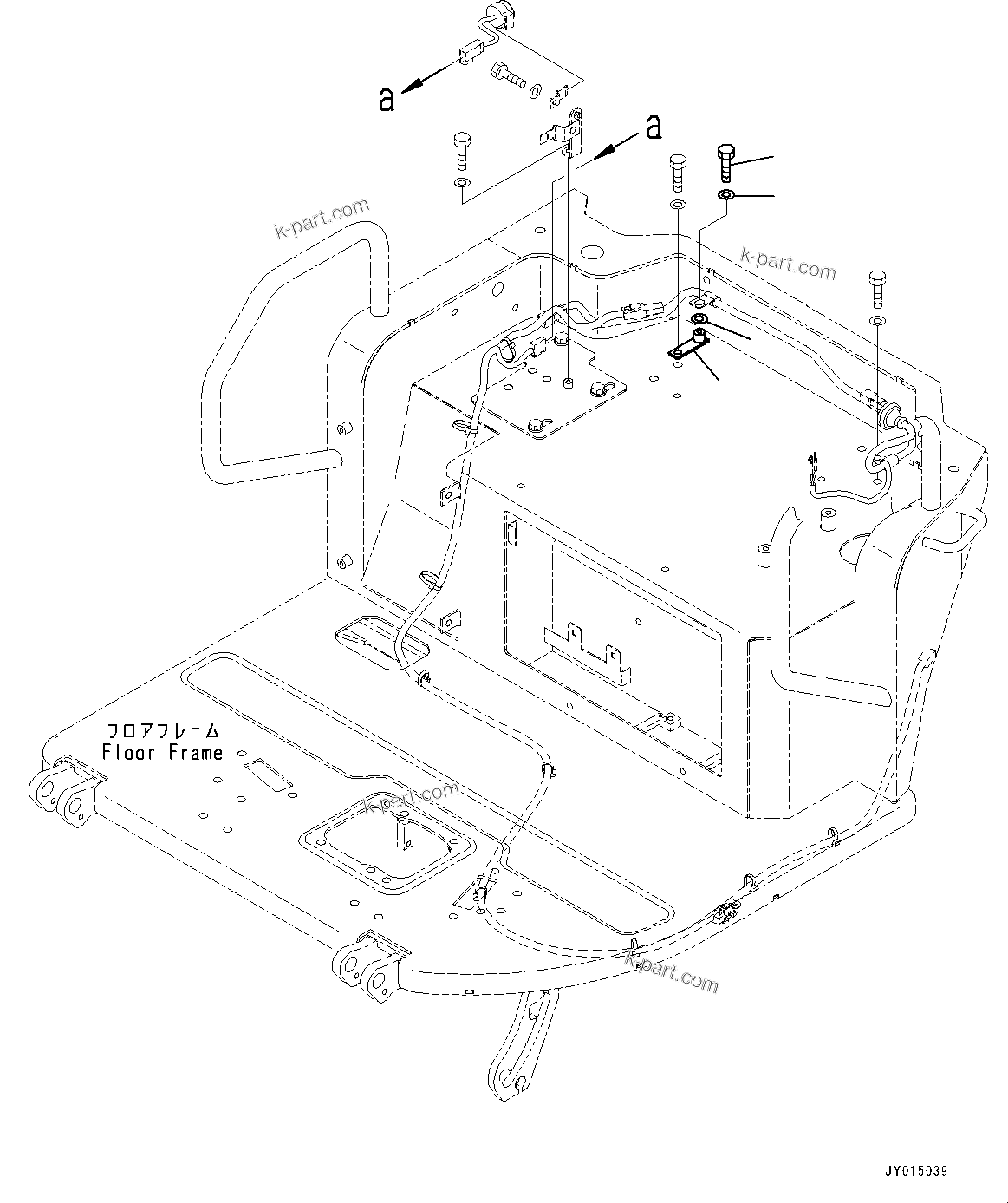 Komatsu parts book diagram for PC55MR-3 S/N 15001-UP: ґЭјЮЭ ХЖЇД, МЫ ? ЬІФШЭёЮК ?ИЅ ёЧЭМЯ (ґ ?єЭ •T)(#15427-16000)