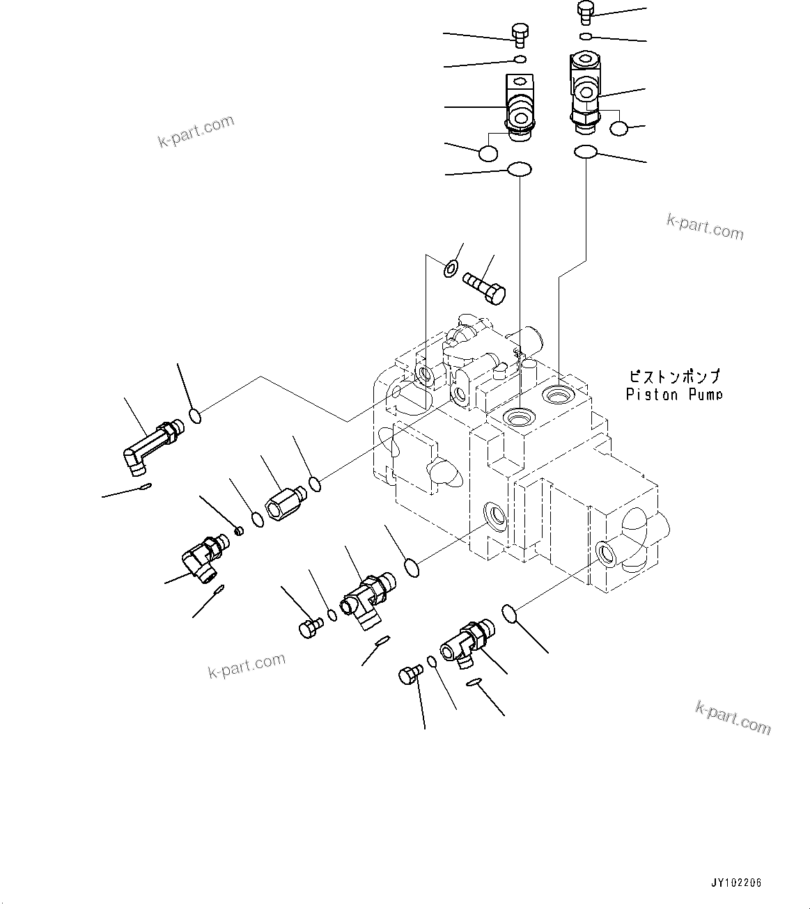 Komatsu parts book diagram for PC55MR-3 S/N 15001-UP: ґЭјЮЭ ХЖЇД, ЛЯЅДЭ ОЯЭМЯ ЉЦ?A•”•I(#19687-)