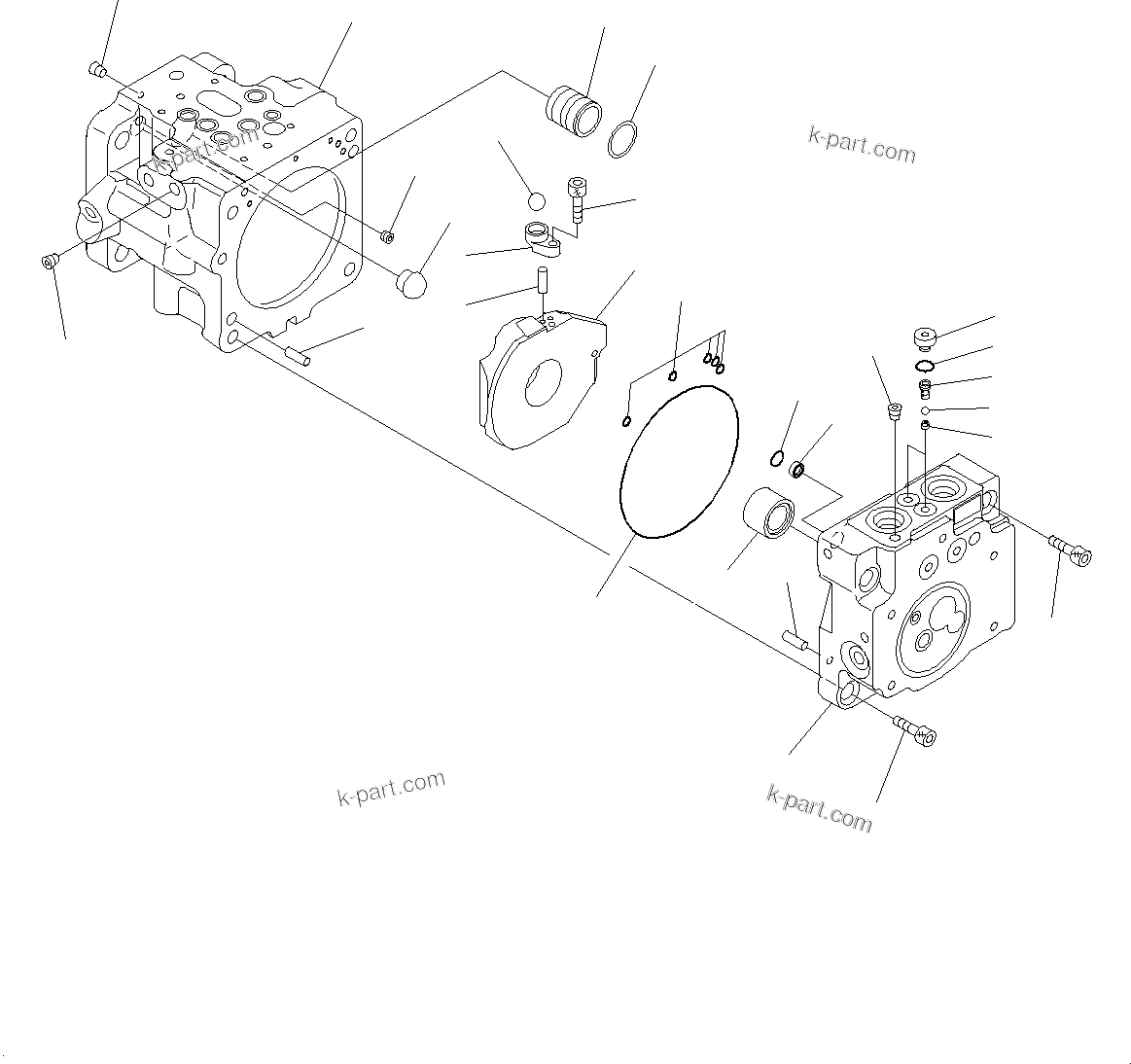 Komatsu parts book diagram for PC55MR-3 S/N 15001-UP: ґЭјЮЭ ХЖЇД, ЛЯЅДЭ ОЯЭМЯ, Ќ\ђ ?•”•I (1/6) (ґ ?єЭ •T)(#16001-16500)