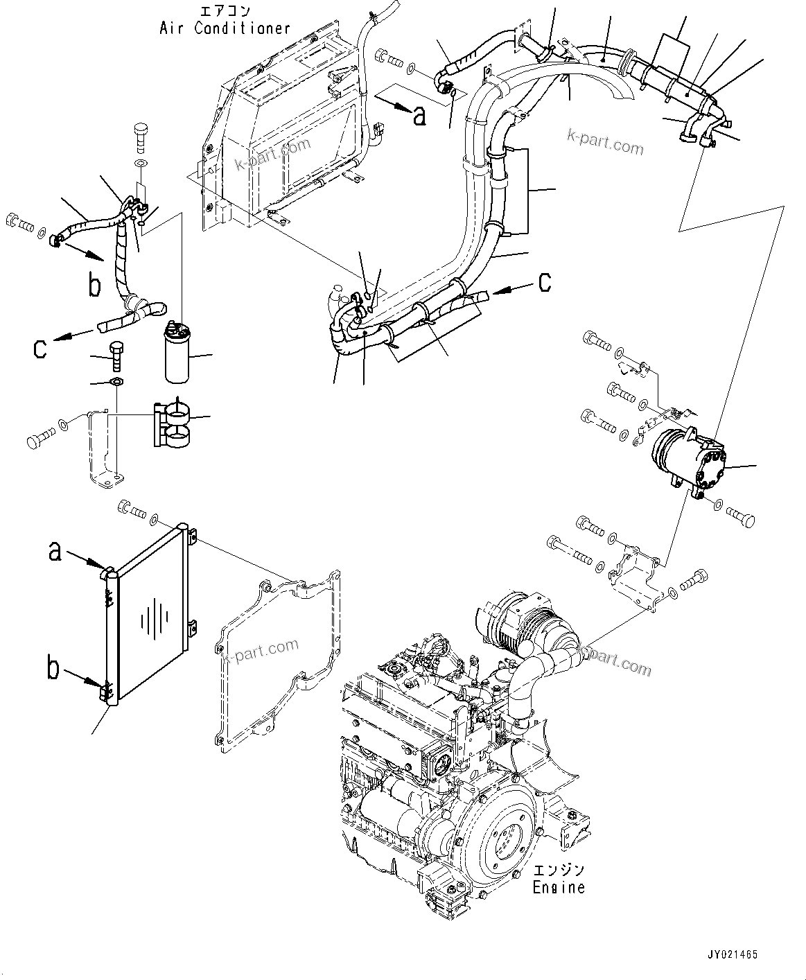 Komatsu parts book diagram for PC55MR-3 S/N 15001-UP: ґЭјЮЭ ХЖЇД, ґ ?єЭ ”ZЉЗ (1/2)(#17435-)