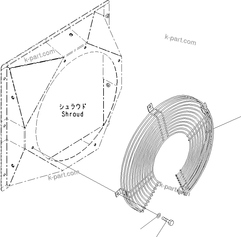Komatsu parts book diagram for PC55MR-3 S/N 15001-UP: ё ?ШЭёЮ‘•’U, М ?Э ИЇД(#15001-16000)