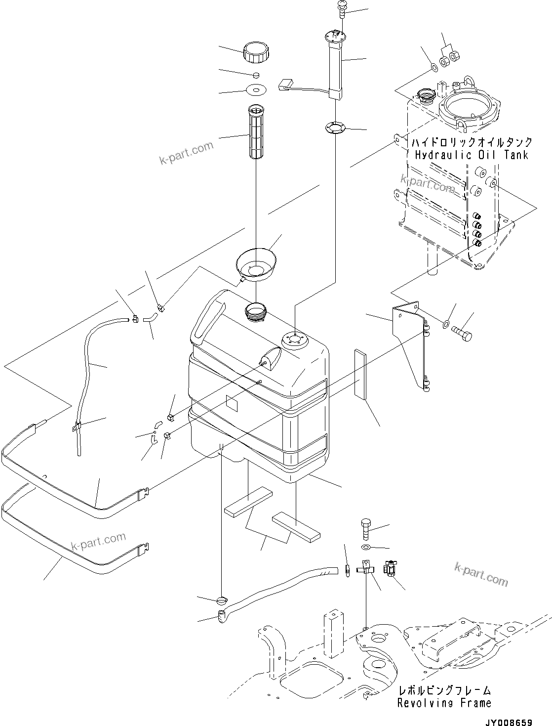 Komatsu parts book diagram for PC55MR-3 S/N 15001-UP: ”R—їАЭё, АЭё(#15001-16000)