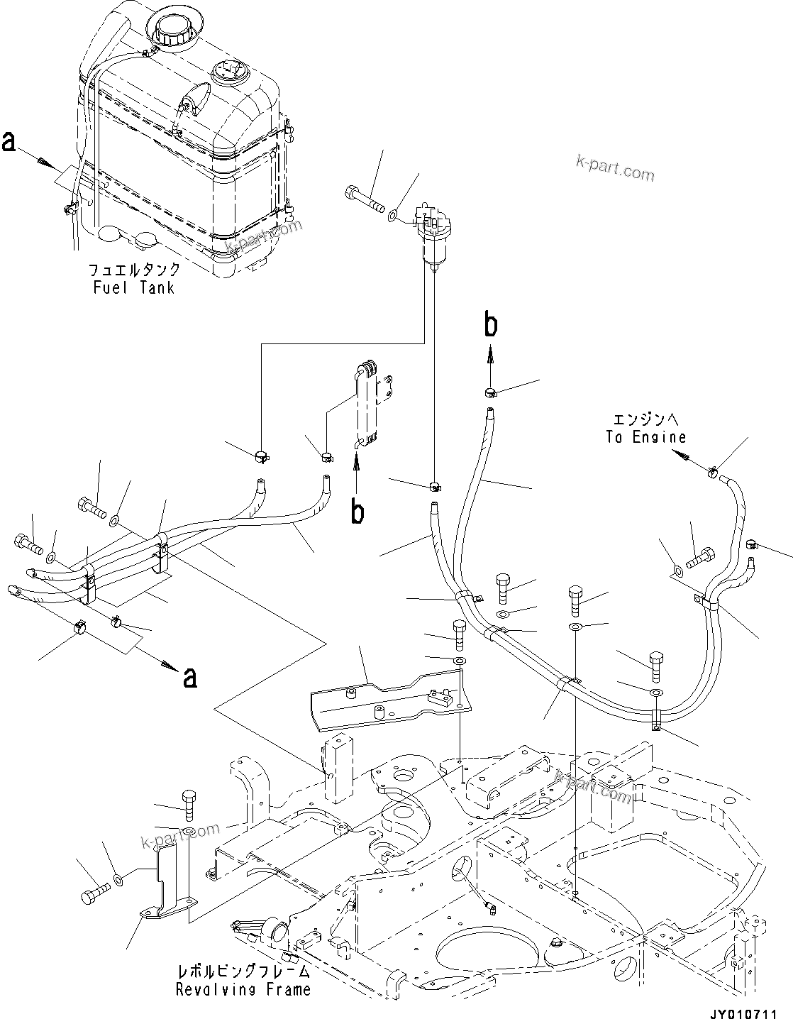 Komatsu parts book diagram for PC55MR-3 S/N 15001-UP: ”R—їАЭё, ”ZЉЗ (ґ ?єЭ •T)(#15001-16000)