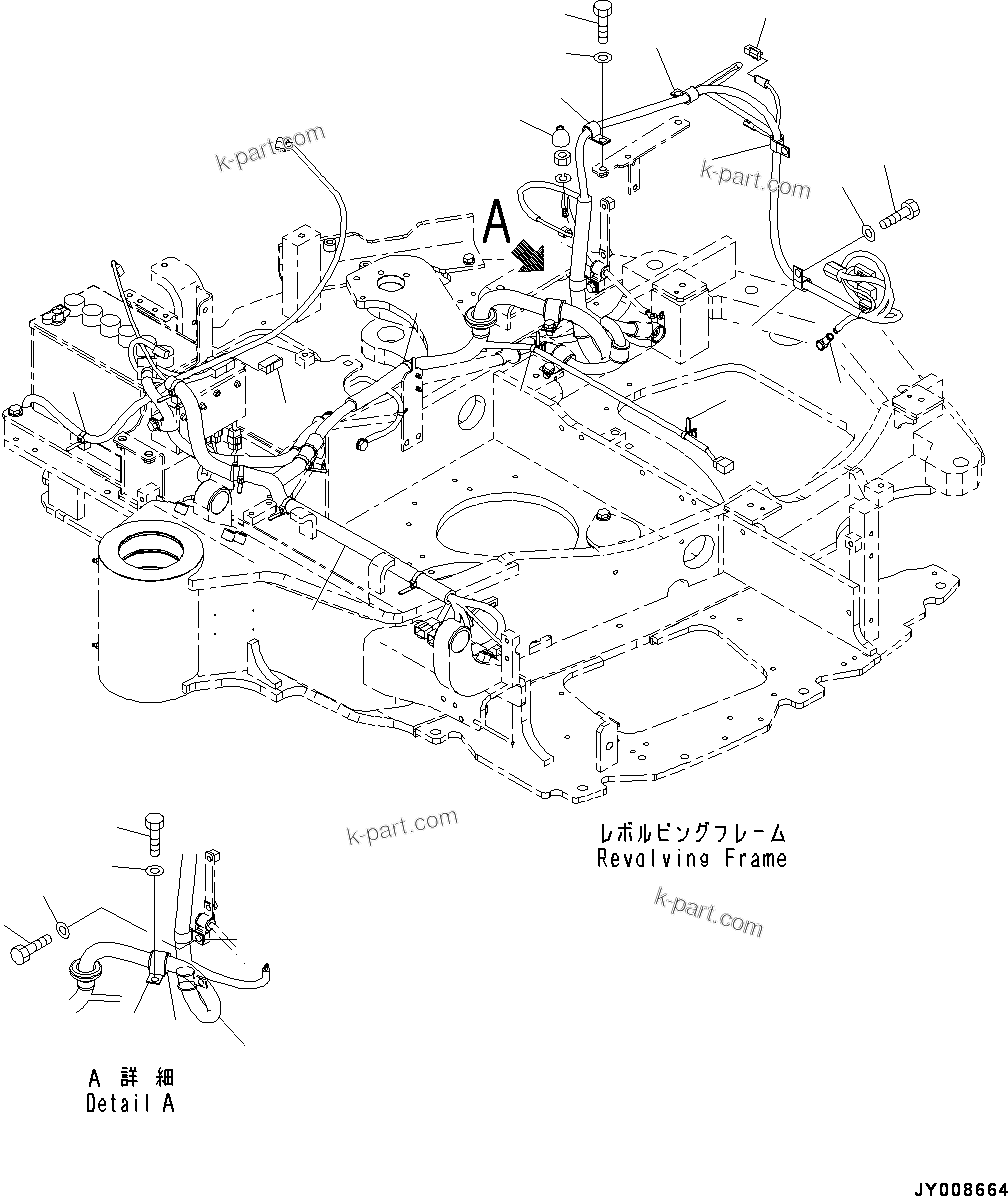Komatsu parts book diagram for PC55MR-3 S/N 15001-UP: ґЪёДШЇё ЬІФШЭёЮК ?ИЅ, ТІЭ ЬІФШЭёЮК ?ИЅ (1/2)(#15001-15426)