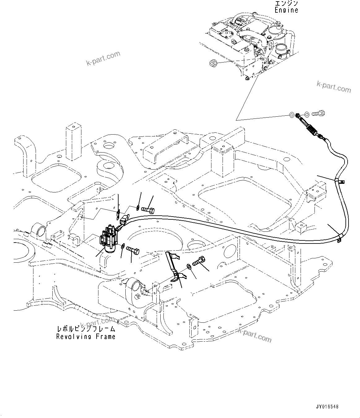 Komatsu parts book diagram for PC55MR-3 S/N 15001-UP: ґЪёДШЇё ЬІФШЭёЮК ?ИЅ, ”R—ї‘ЂЌмУ ?А(#16501-)