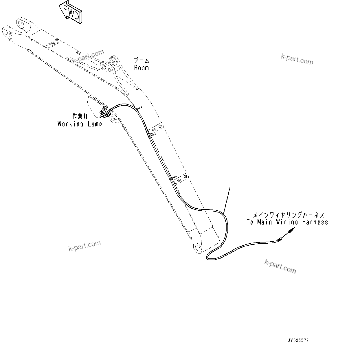 Komatsu parts book diagram for PC55MR-3 S/N 15001-UP: ‘OЏЖ“”, ЬІФШЭёЮК ?ИЅ (ROPS  ? ?МЮ •T)(#18501-)