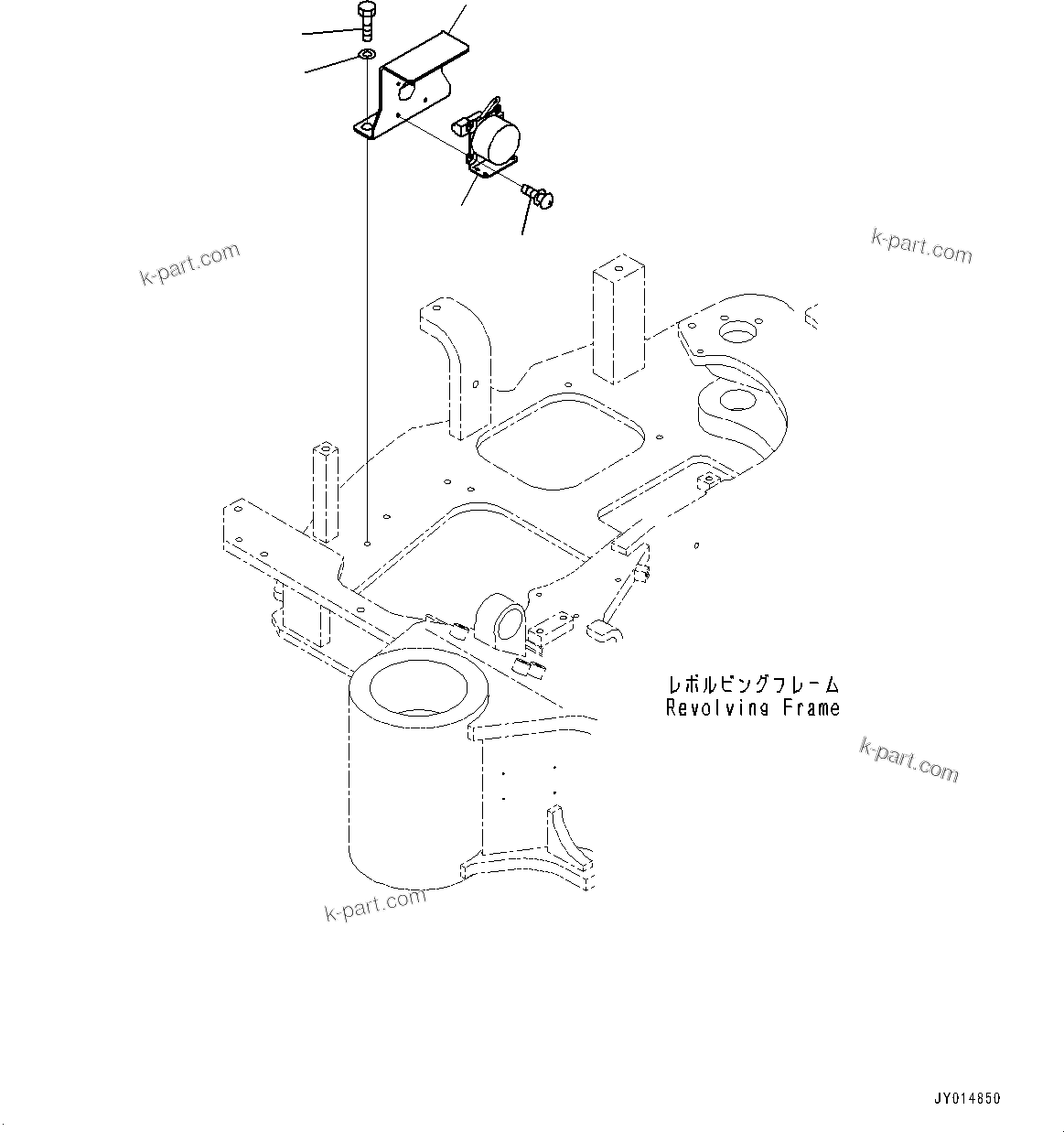 Komatsu parts book diagram for PC55MR-3 S/N 15001-UP: ‘–ЌS  ?Ч ?С, ( ? ?Д ГЮѕЧЪ ?А •T)(#16001-16500)