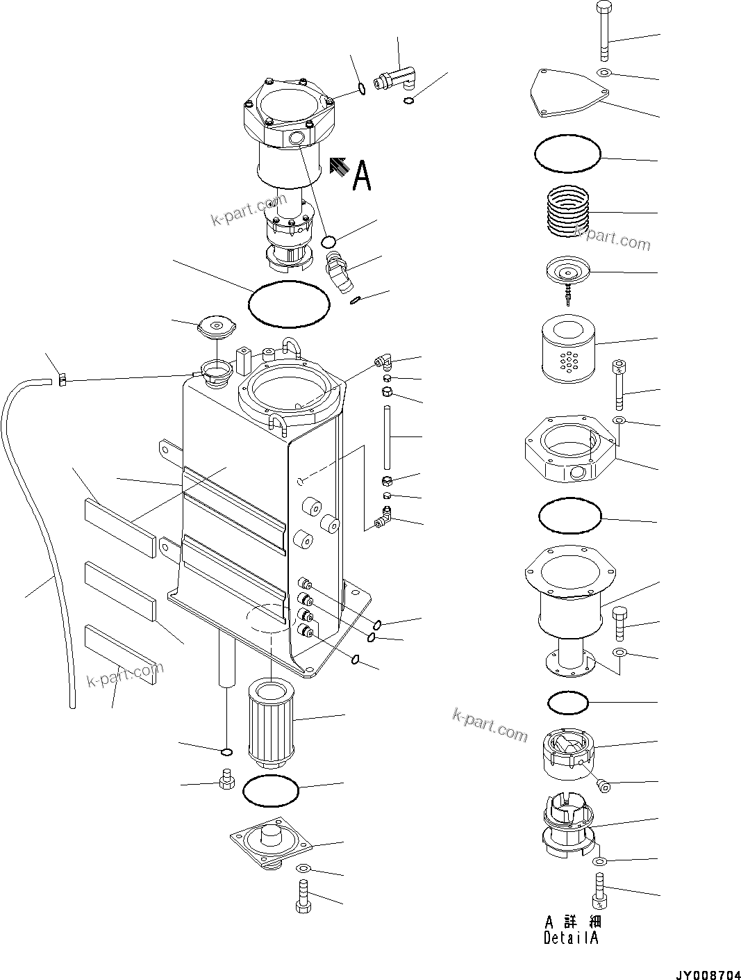 Komatsu parts book diagram for PC55MR-3 S/N 15001-UP: Ќм“ ?–ыАЭё, АЭё(#15001-15344)