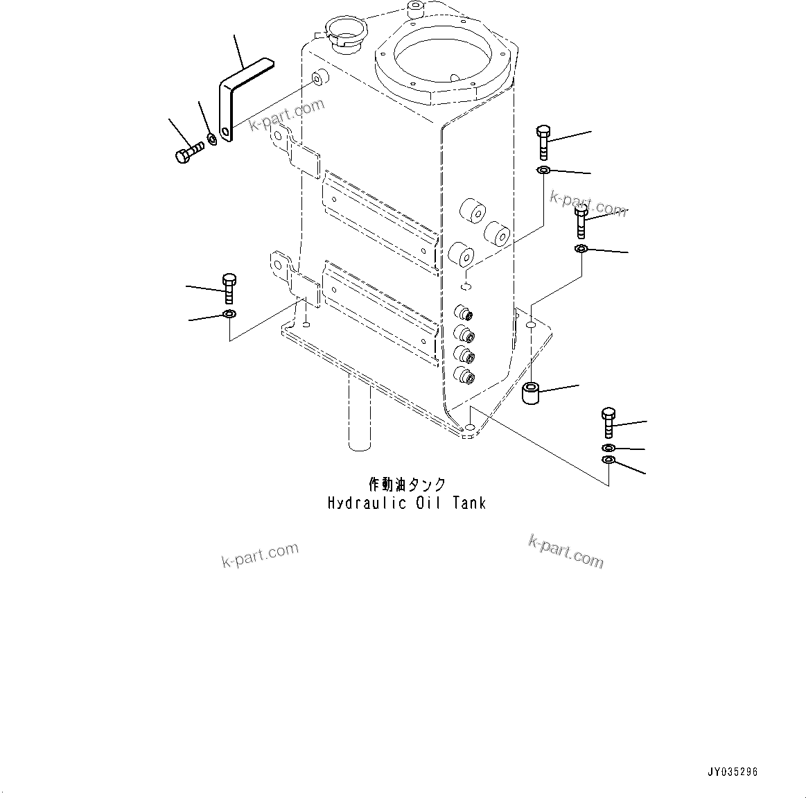 Komatsu parts book diagram for PC55MR-3 S/N 15001-UP: Ќм“ ?–ыАЭё, Ћж•T‚Ї(#16501-19780)
