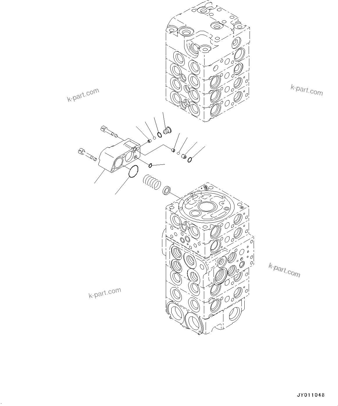Komatsu parts book diagram for PC55MR-3 S/N 15001-UP: єЭДЫ ?Щ КЮЩМЮ, 8 КЮЩМЮ (7/21)(#16501-)