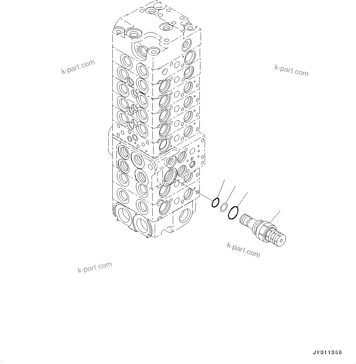 Komatsu parts book diagram for PC55MR-3 S/N 15001-UP: єЭДЫ ?Щ КЮЩМЮ, 8 КЮЩМЮ (17/21)(#16501-17099)