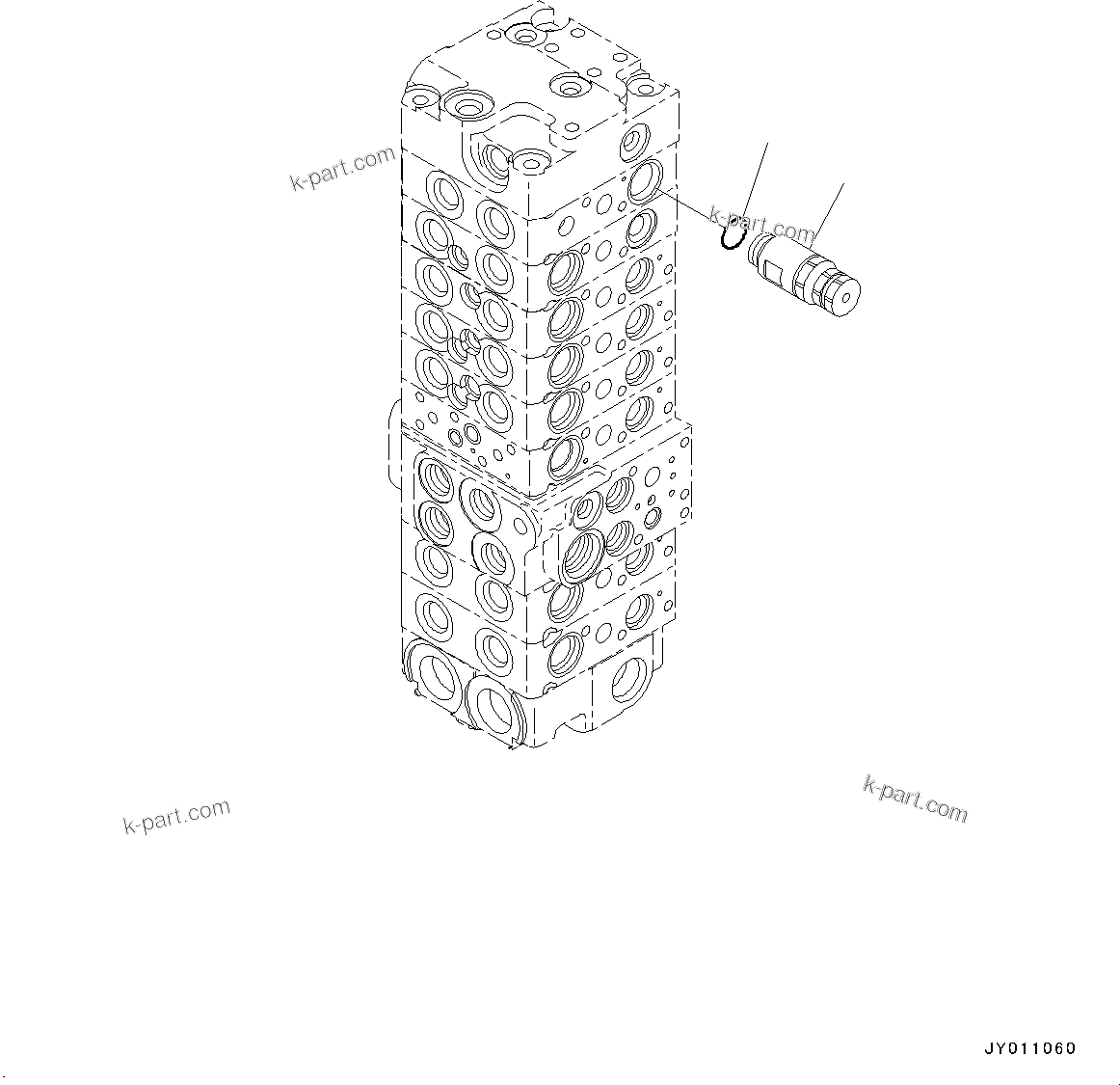Komatsu parts book diagram for PC55MR-3 S/N 15001-UP: єЭДЫ ?Щ КЮЩМЮ, 8 КЮЩМЮ (19/21)(#16501-)