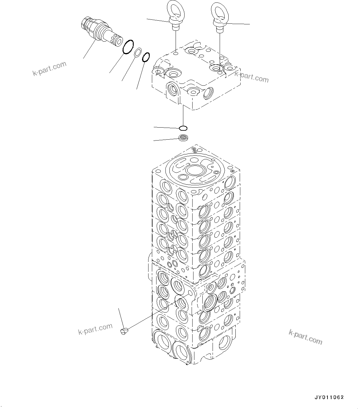 Komatsu parts book diagram for PC55MR-3 S/N 15001-UP: єЭДЫ ?Щ КЮЩМЮ, 8 КЮЩМЮ (21/21)(#16501-)