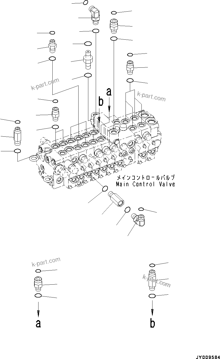 Komatsu parts book diagram for PC55MR-3 S/N 15001-UP: єЭДЫ ?Щ КЮЩМЮ, єИёГЁЭёЮ •”•I (2/3)(#15001-15400)