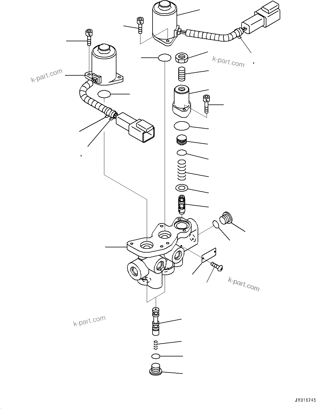 Komatsu parts book diagram for PC55MR-3 S/N 15001-UP: єЭДЫ ?Щ КЮЩМЮ, їЪЙІДЮ КЮЩМЮ(#15401-16000)