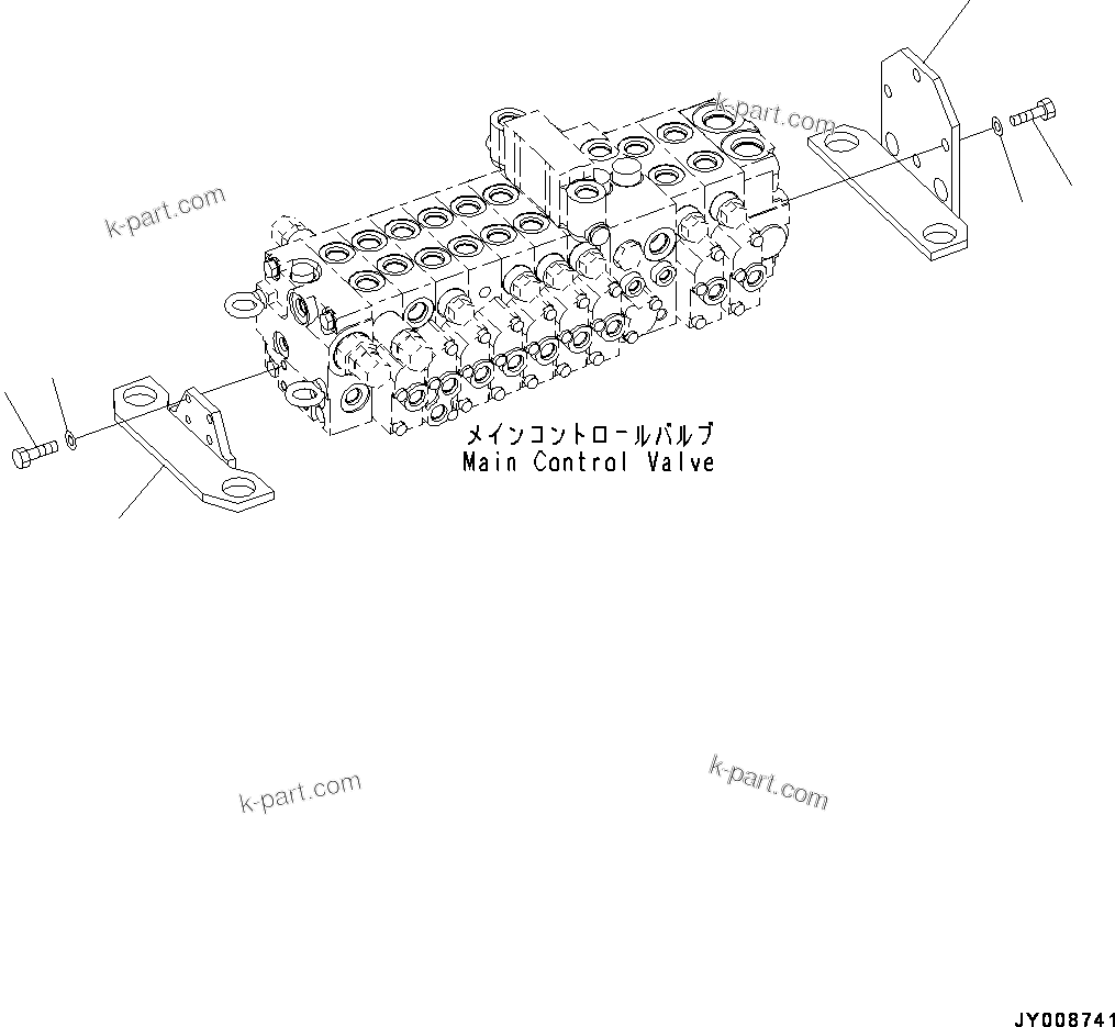 Komatsu parts book diagram for PC55MR-3 S/N 15001-UP: єЭДЫ ?Щ КЮЩМЮ, КЮЩМЮ МЮЧ№ЇД(#15001-15400)