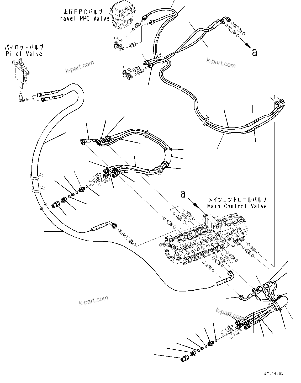 Komatsu parts book diagram for PC55MR-3 S/N 15001-UP: єЭДЫ ?Щ КЮЩМЮ, PPC ”ZЉЗ ( ? ?Д ГЮѕЧЪ ?А •T)(#16501-)
