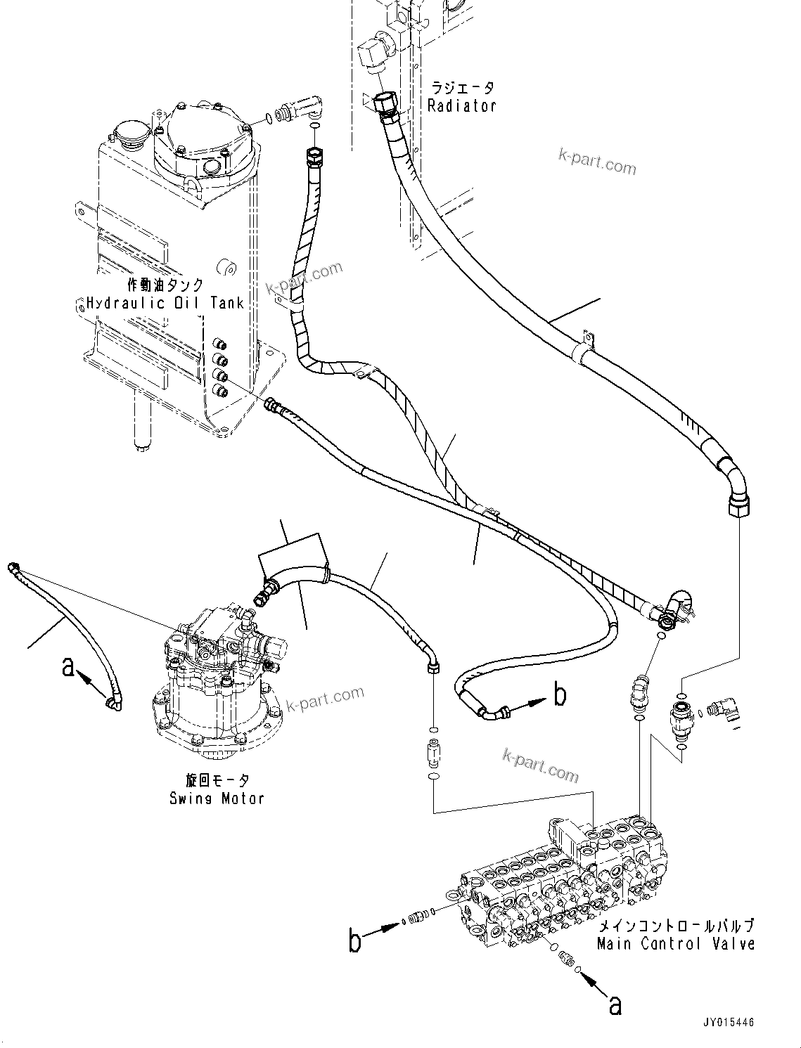 Komatsu parts book diagram for PC55MR-3 S/N 15001-UP: єЭДЫ ?Щ КЮЩМЮ, ША ?Э ”ZЉЗ(#16006-16500)