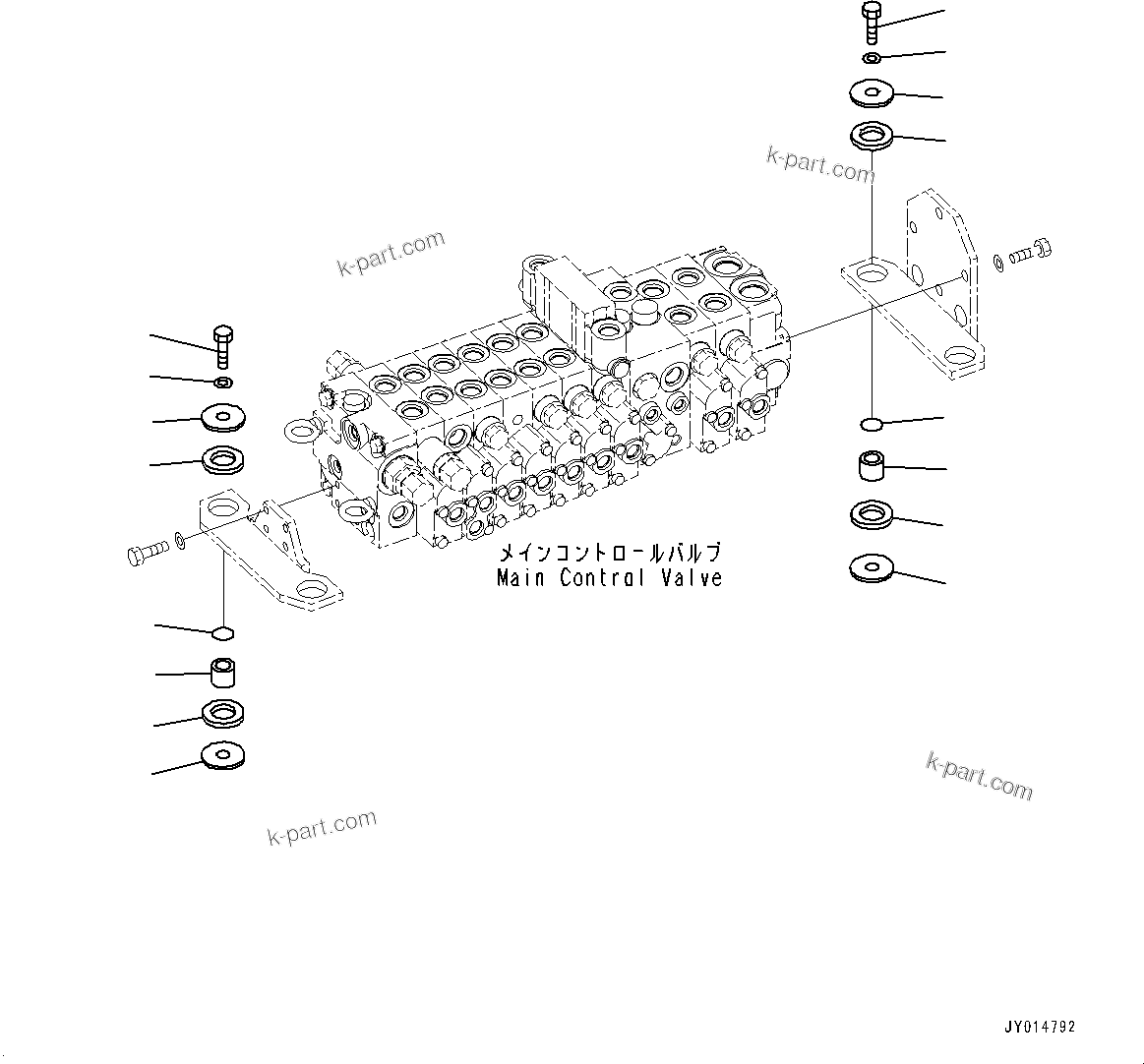 Komatsu parts book diagram for PC55MR-3 S/N 15001-UP: єЭДЫ ?Щ КЮЩМЮ, Ћж•T‚Ї(#16501-)