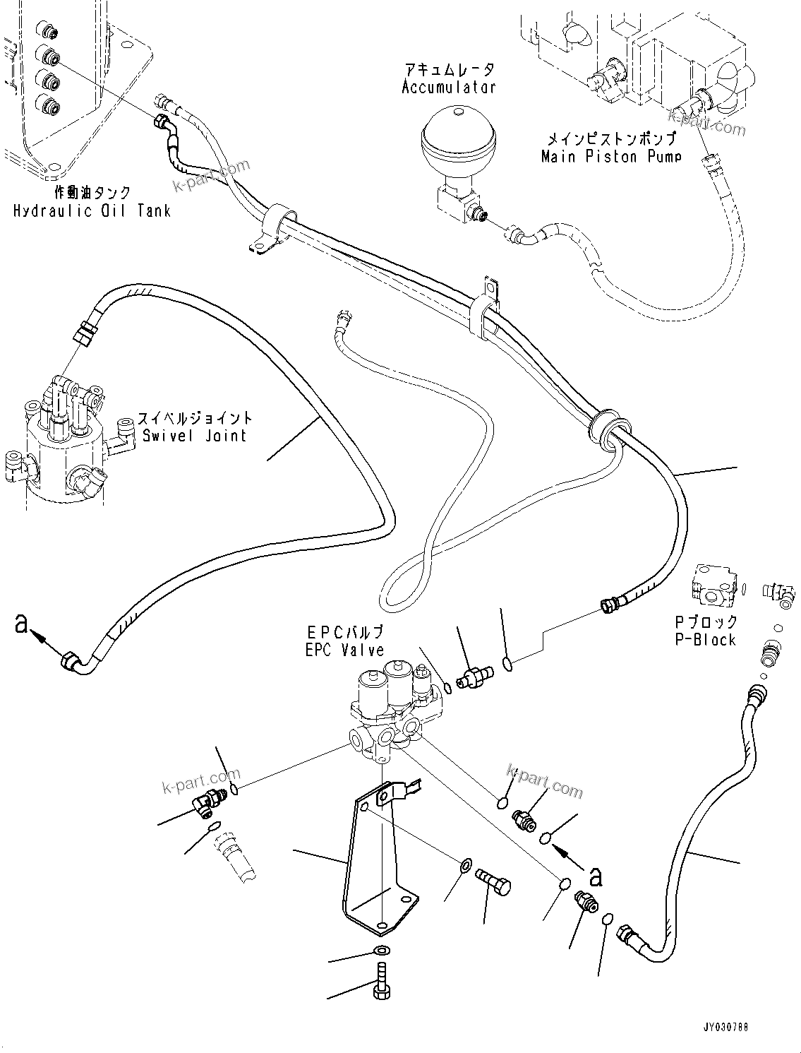 Komatsu parts book diagram for PC55MR-3 S/N 15001-UP: єЭДЫ ?Щ КЮЩМЮ, їЪЙІДЮ КЮЩМЮ ”ZЉЗ(#16501-19780)