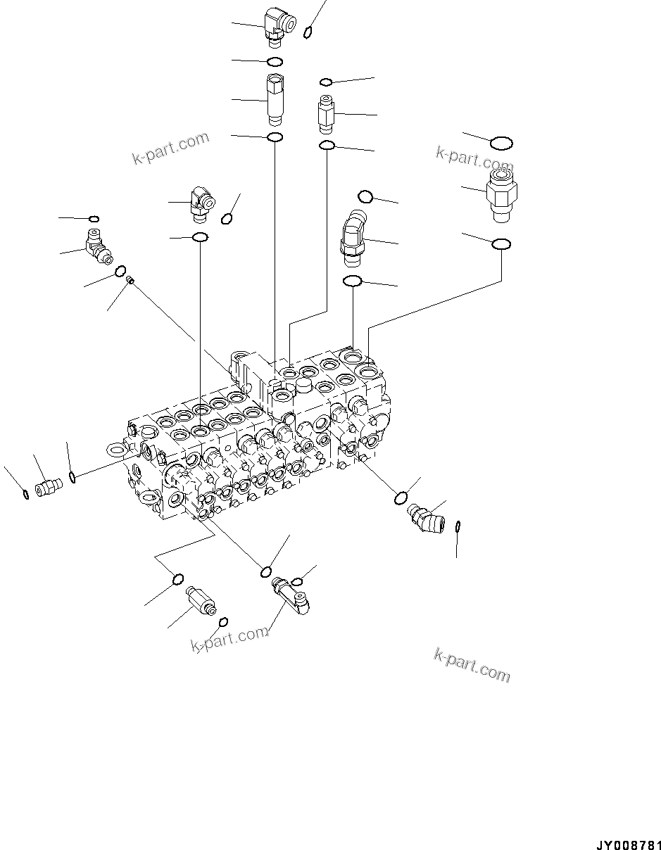 Komatsu parts book diagram for PC55MR-3 S/N 15001-UP: єЭДЫ ?Щ КЮЩМЮ, єИёГЁЭёЮ •”•I (1/3) (10 ЅМЯ ?Щ)(#16501-)
