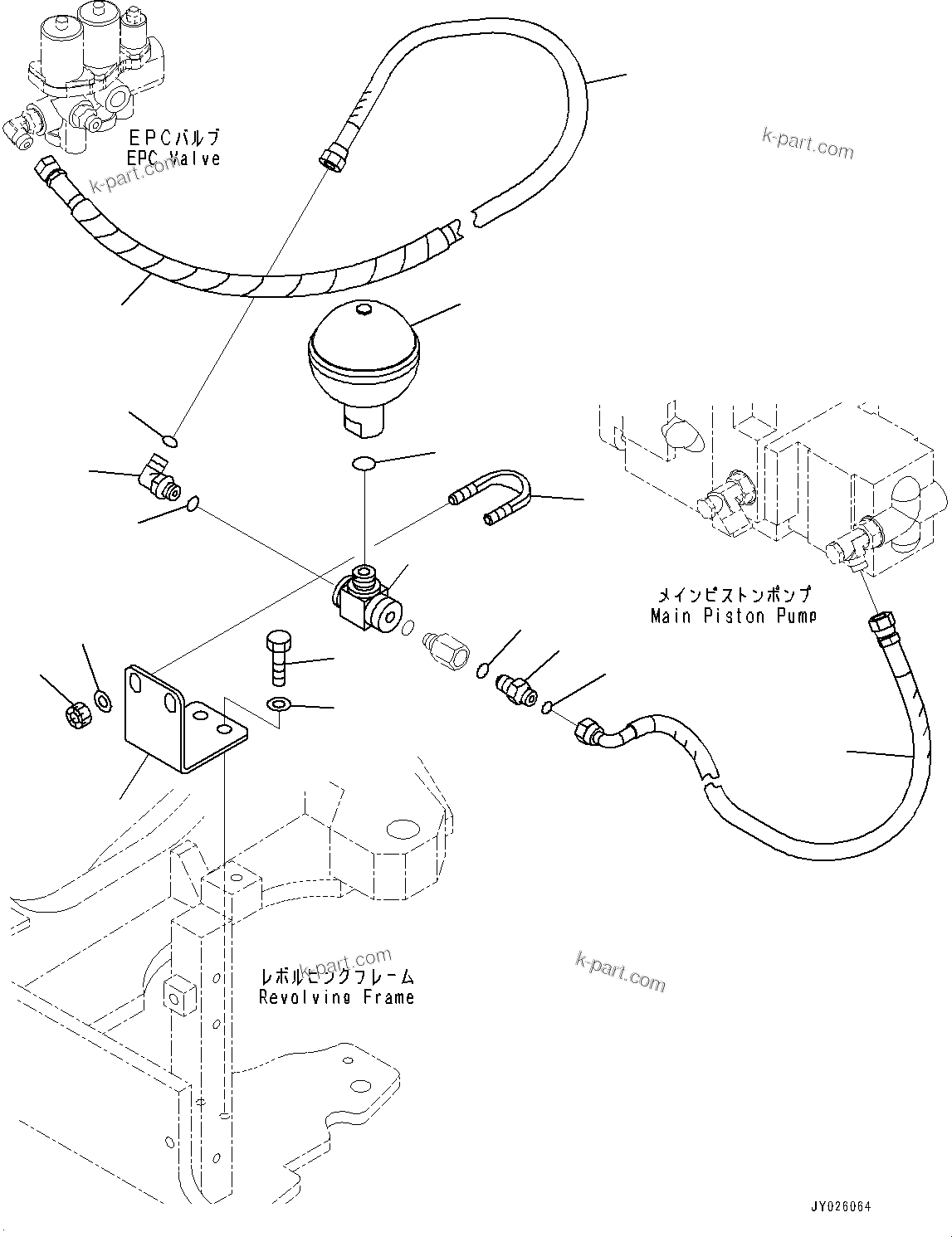 Komatsu parts book diagram for PC55MR-3 S/N 15001-UP: єЭДЫ ?Щ КЮЩМЮ,  ? ? ?СЪ ?А ”ZЉЗ(#18351-)